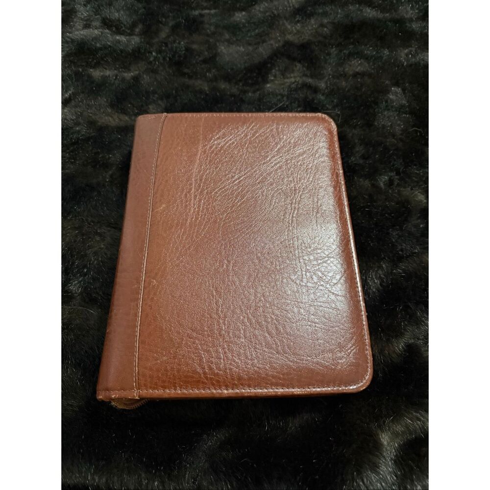 Franklin Covey Binder Planner Zip cover inserts leather